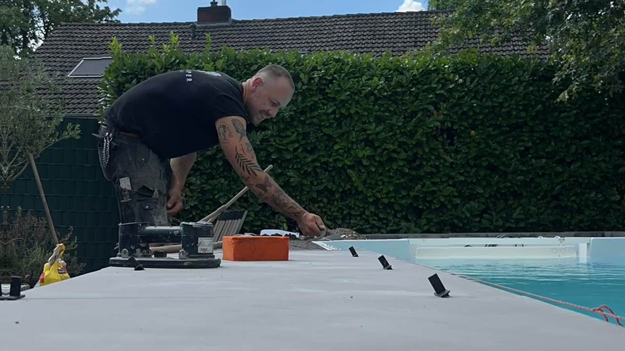 Bauschritt Umrandung